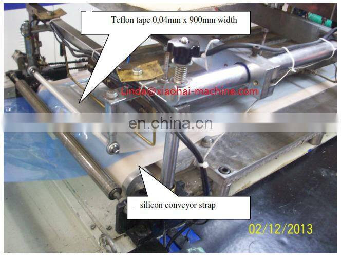0.04mm PTFE PAPER high temperature High Temperature ptfe coated fiberglass mesh conveyor belt for glove making machine