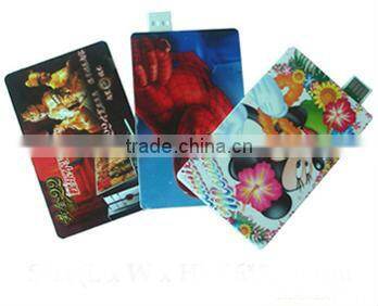 plastic swivel card usb flash storage devices