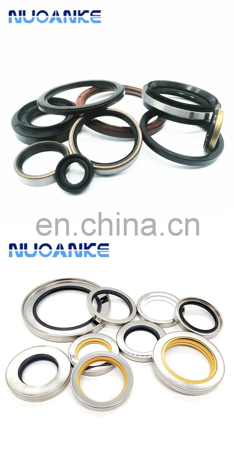 Manufacture Oil Seal Part Motor Oil & Chemical & High Pressure Resistance Double Lips+spring Black/Brown TC Oil Seal
