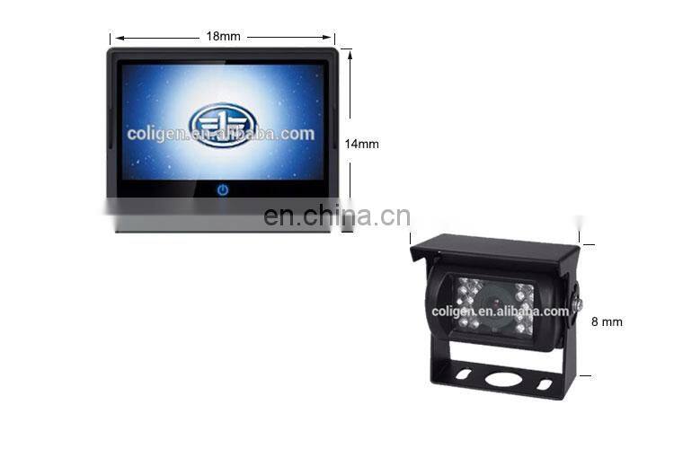 Bus Truck Trailer Rearview 360 Video AHD HD night vision 1080p car cabin camera blackbox dvr dashboard recorder