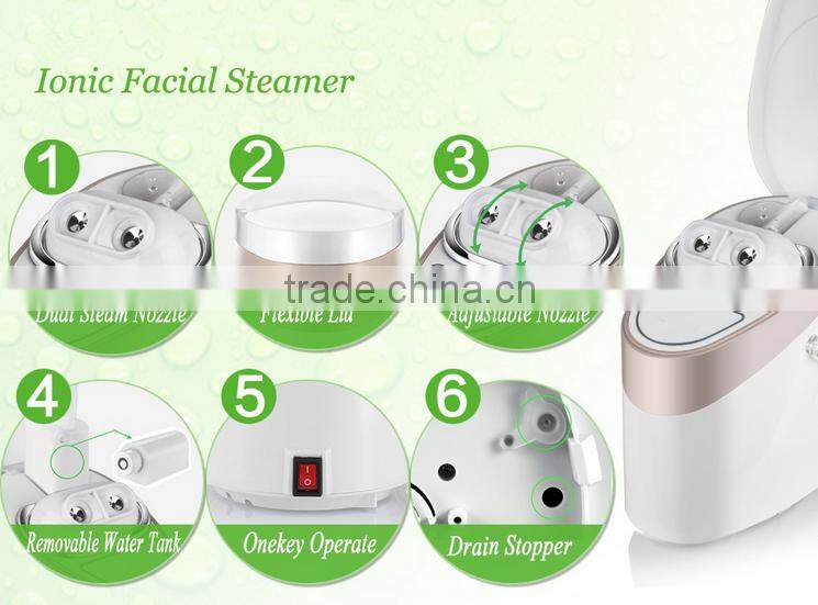 New Products 2016 Portable Electric Beauty Facial Steamer Vaporizer