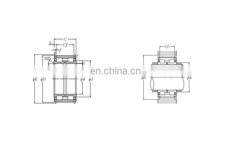 SL04-5036NR high quality double row cylindrical roller bearing size 180x280x136mm