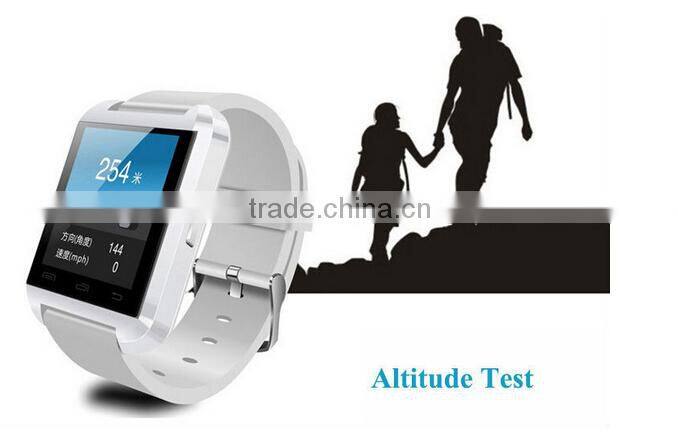 Waterproof watch U8 Smart Bluetooth Watch with 1.44''Touch Screen Mic for Android Devices