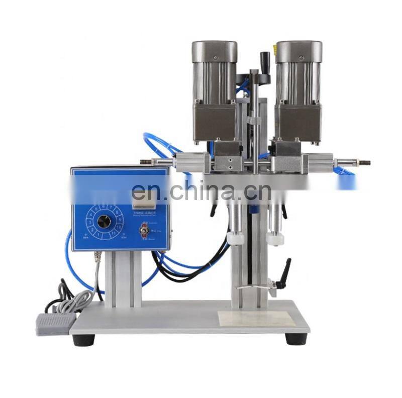 Semi Automatic Desktop Glass Jar Bottle Capping Machine For Small Business