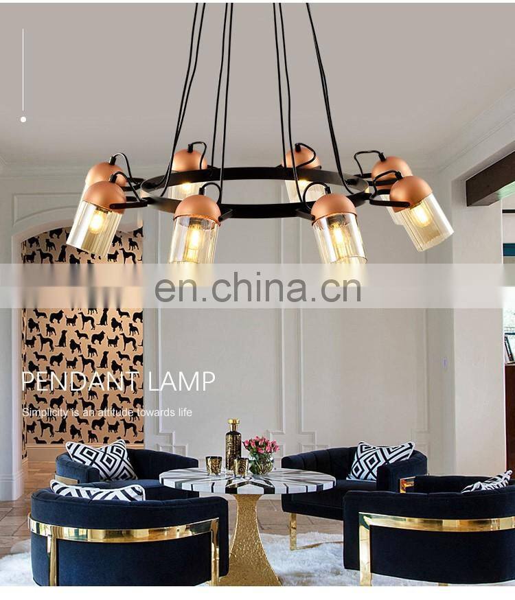 HUAYI Factory Wholesale Southeast Asian Style Indoor Bedroom Hanging Handmade Bamboo E27 5W LED Pendant Light