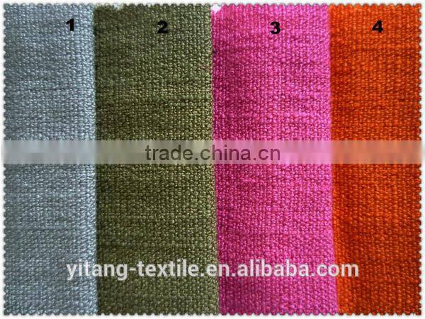 Chenille upholstery fabric