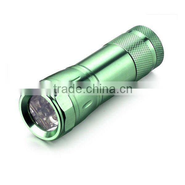 hand portable aluminum 6 led torch light