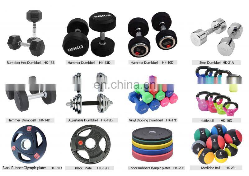 Household and commercial display dumbbell rack double-layer multi-function fitness equipment storage rack