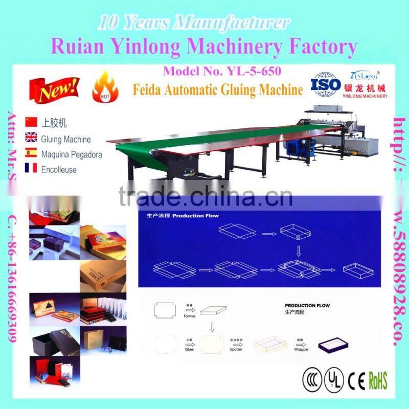 Manual Gluing Machine, Feida Automatic Gluing Machine (L=4M or More you need) Model No.YL-5-650