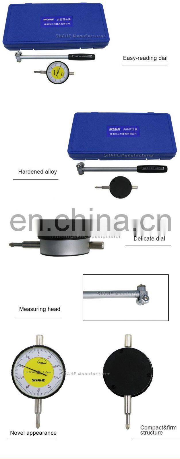SHAHE 35-50mm 0.01mm Dial indicator Dial Bore Gauge Hole Diameter Dial indicator bore gauge