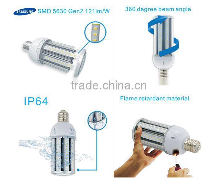 UL approval 347v retrofit corn bulb E26/E39 45w high power led street light