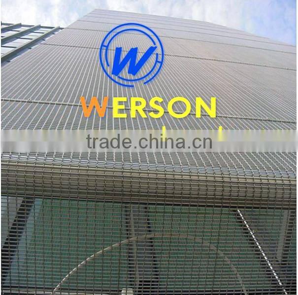 stainless steel Architectural decorative Wire Mesh for facade,3 mm rod