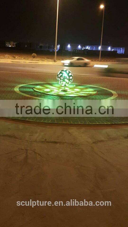 Modern Large Arts Stainless Steel 304 Sphere Sculpture for Garden decoration