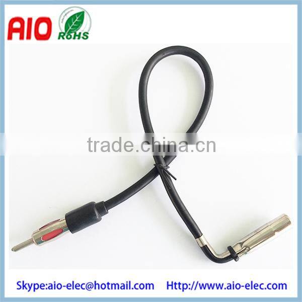 Right angle Din Male to GM Female General Motors Factory vehicles car radio Antenna Adapter connector