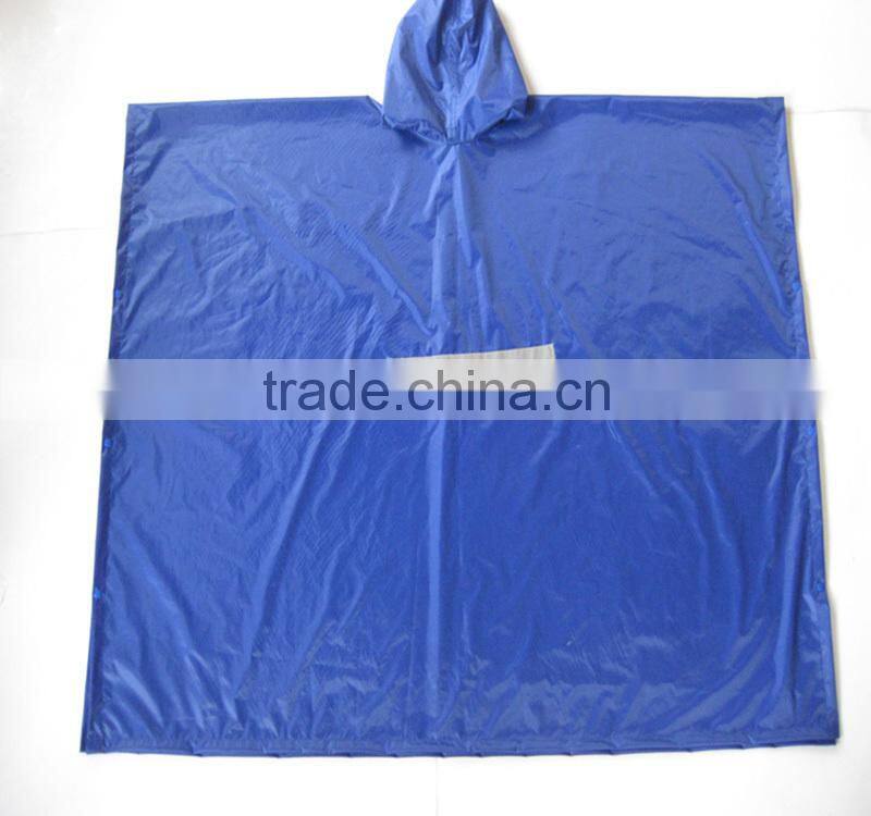 hand made hooded long rain coat