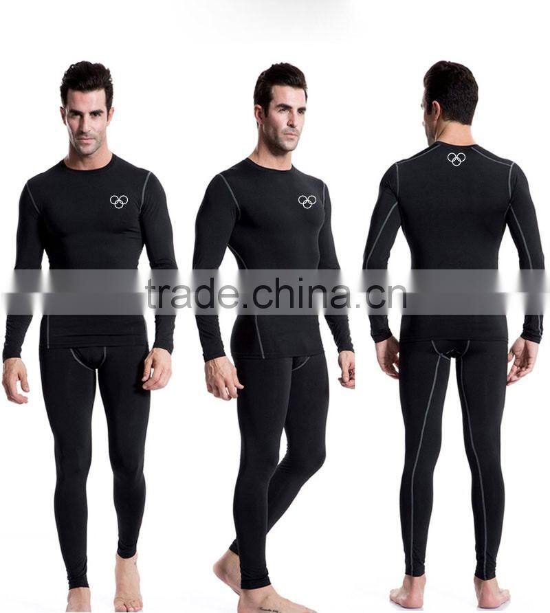 (OEM ODM FACTORY) mens gym clothing bodybuilding fitness wear compression wear /rush guard