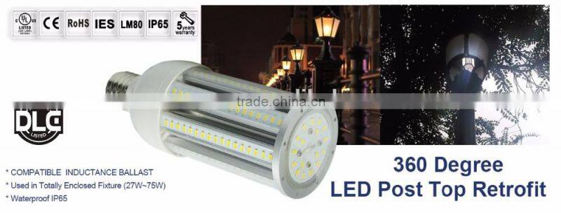45W LED Corn Bulb 4725 Lumens 360Degree E27 E40 Street / Area Lighting