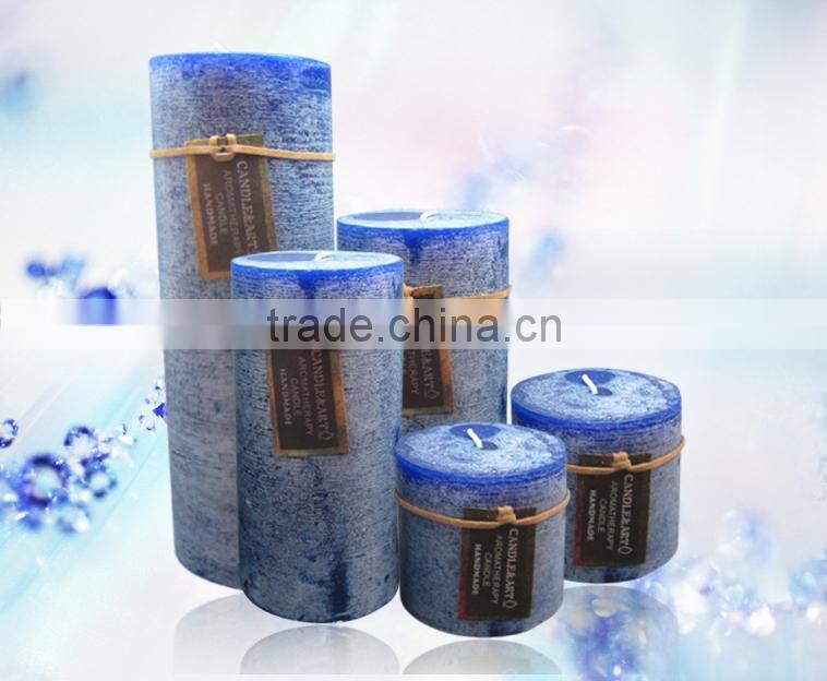 Rustic Pillar Candle , Aroma Candle, Multi-Color Candle, Gift Candle, Decorative Candle Factory, , Jeff:+18332087698