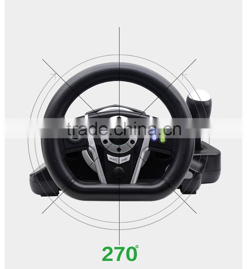 Wholesale racing wheel with vibration, vibration racing wheel, racing wheel for xbox one