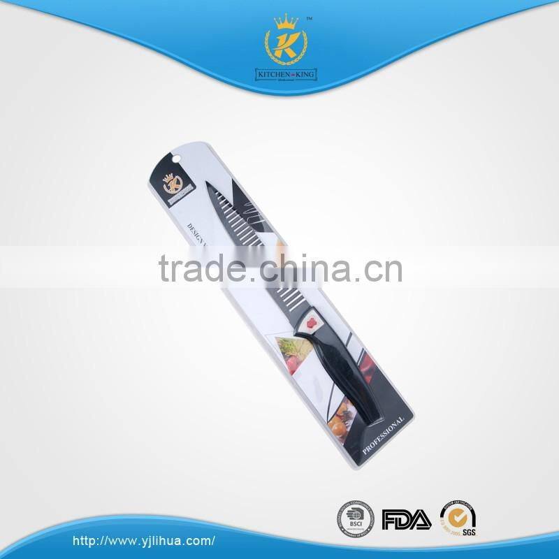 KITCHEN KING non-stick coating rib knife chef/slicer/bread/utility/paring knife