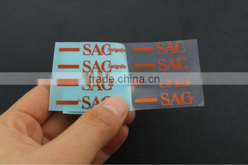 2014 custom nickel thin metal deodorant sticker