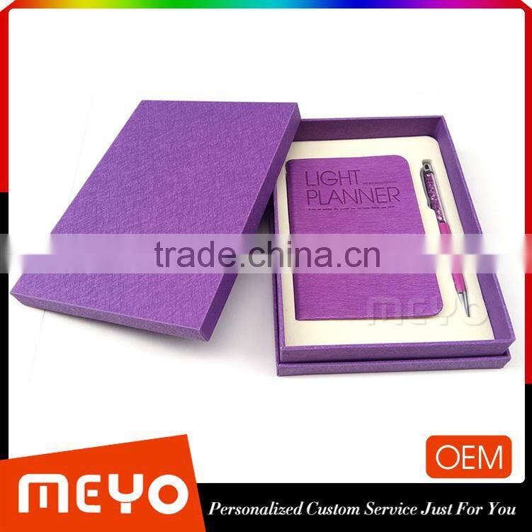 PU Leather Cover Loose Leaf Blank Notebook Diary Gift