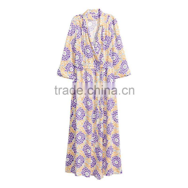 One Piece Young Girls Party Bohemians Dress With Cold Shoulder Ruffle Ladies Women Fashion Dresses With Pictures HSD1018