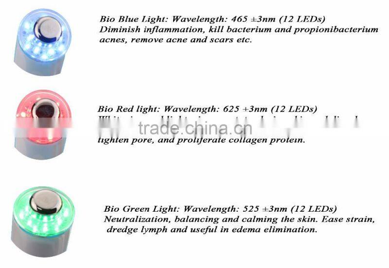 3MHz Ultrasonic ionic massage OBS-0103 with different function colors