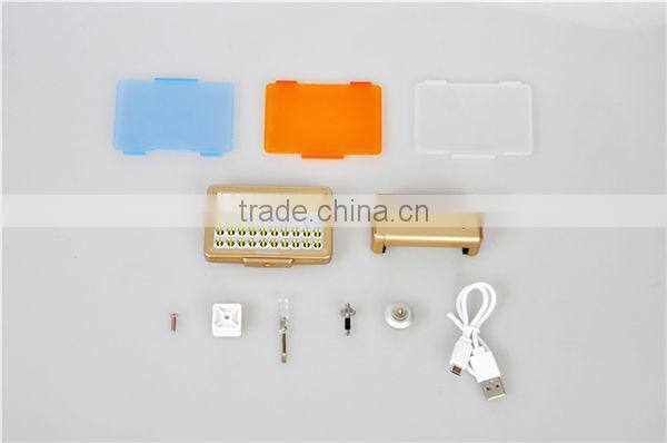 Commlite LED Video Light for Cellphone,for Pad,for DSLR,for Monopod,for Gopro cameras