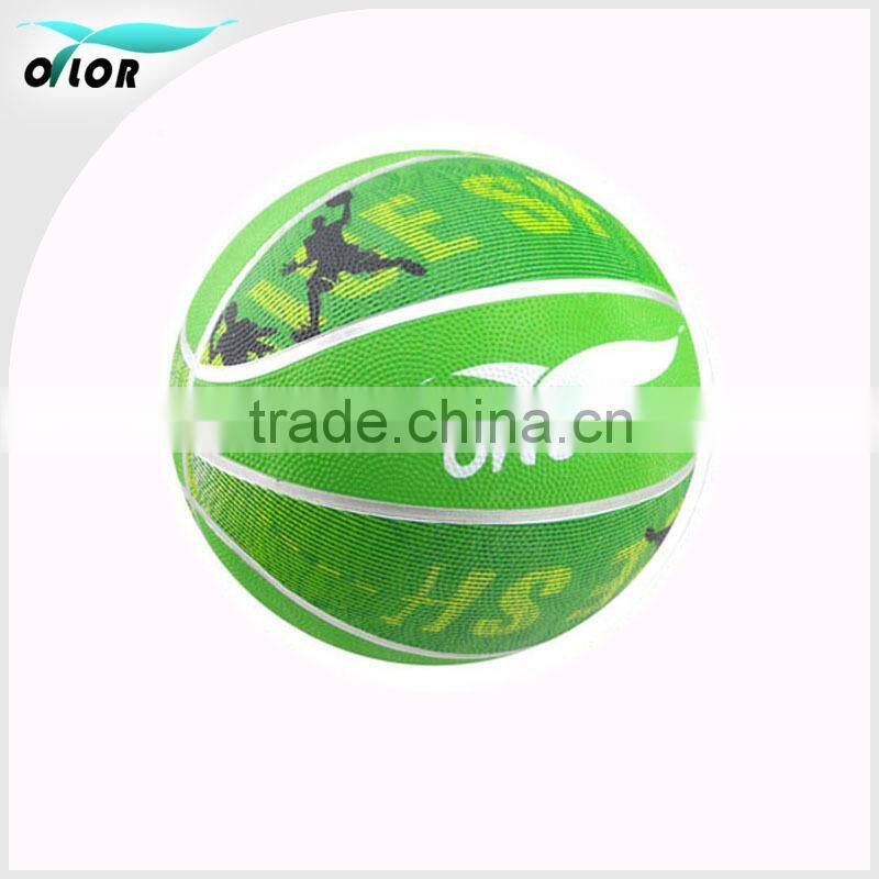 Wholesale indoor or outdoor cheap rubber size 7 basketball