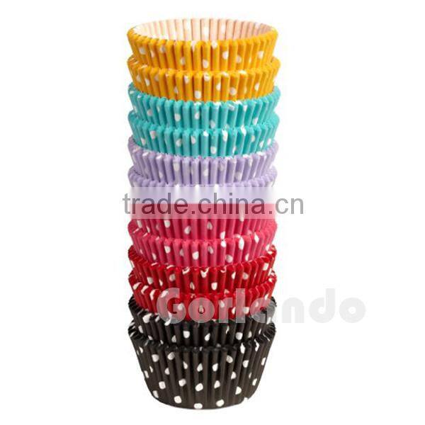 Customized Colorful Baking Cases Paper Cake Cup
