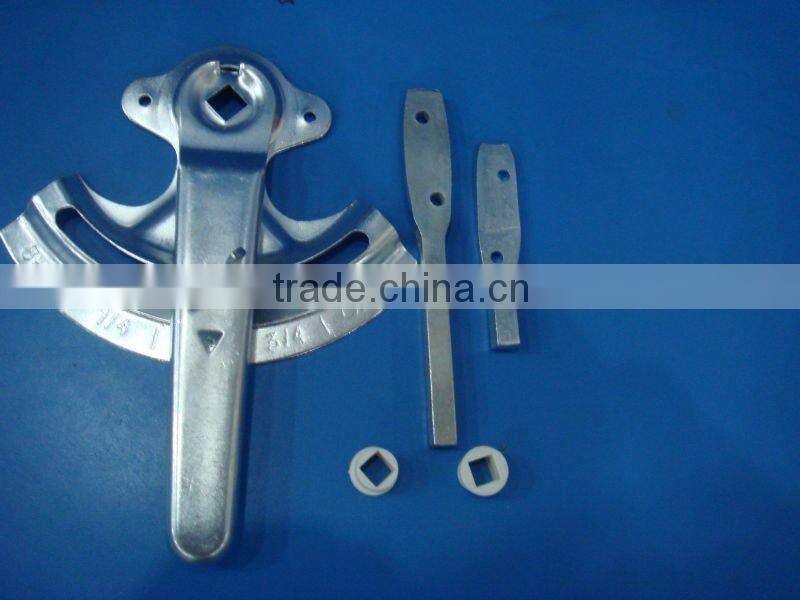 Quadrant damper handle for volume control hvac damper parts