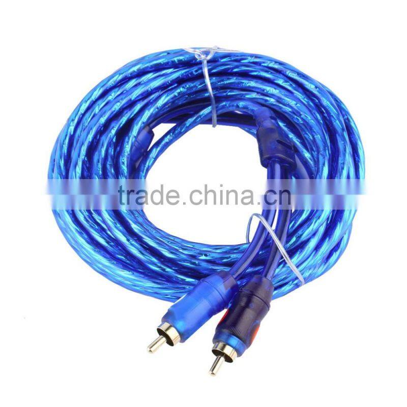 1500W Car Audio Wire Wiring Amplifier Subwoofer Speaker Installation Kit 8GA Power Cable 60 AMP Fuse Holder Free Shipping~