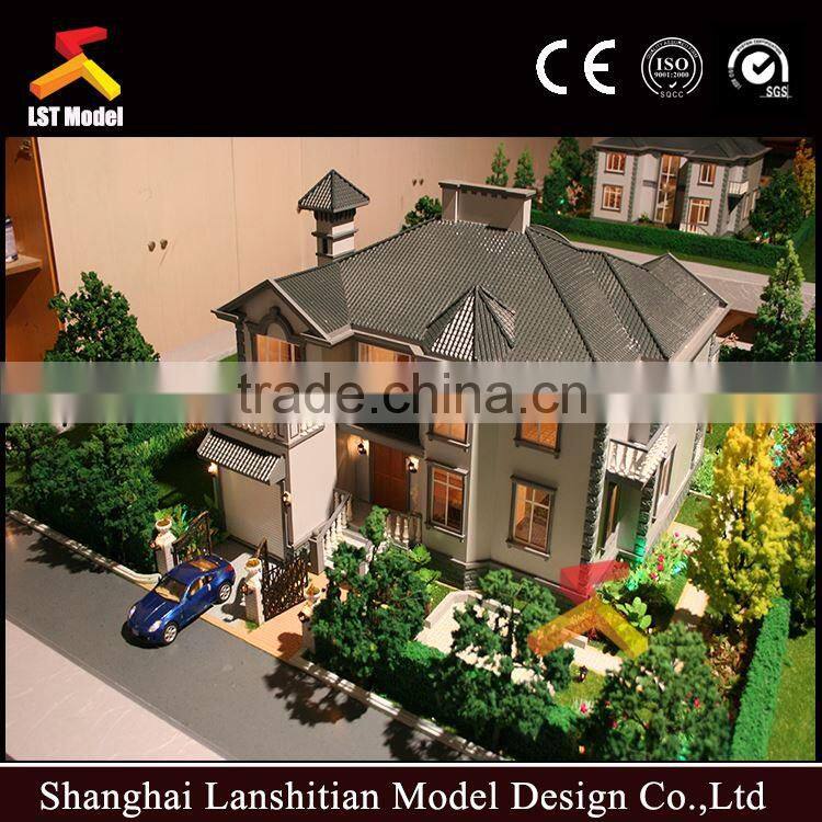 cheap plastic building material architectural model