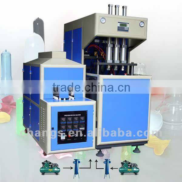 YZ-S3 3 CAVITY semi automatic used pet bottle blow molding machine