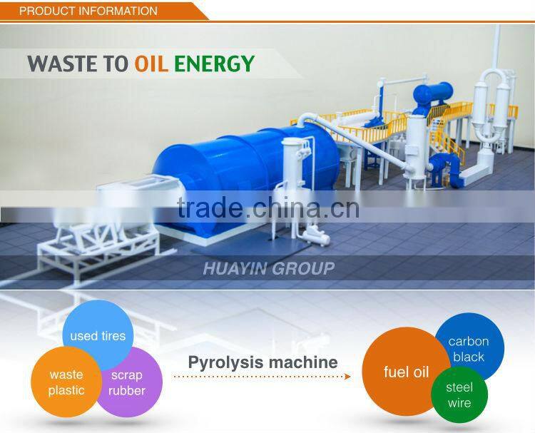 Thailand popular plastics waste to fuel oil pyrolysis machine