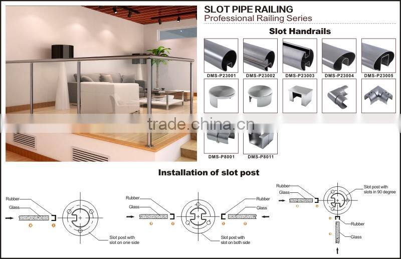 stainless steel post support square handrail bracket