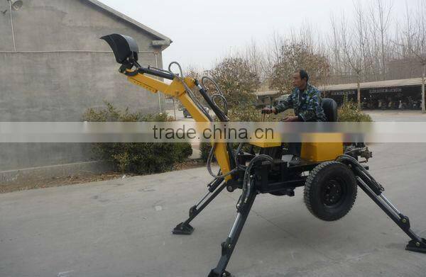 The China largest manufacturer for small towable backhoe