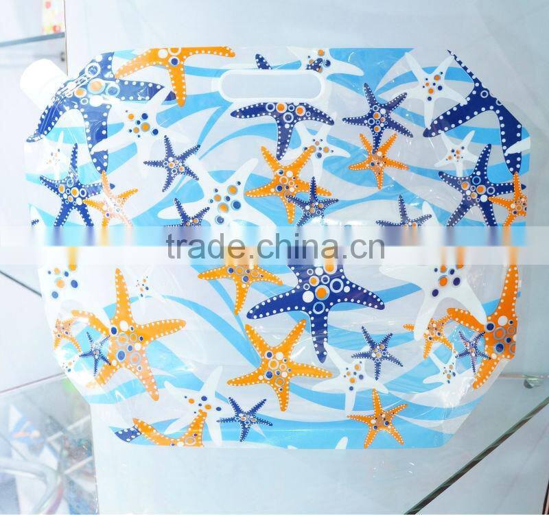 8L big emergency water bag,food grade PE foldable water bag