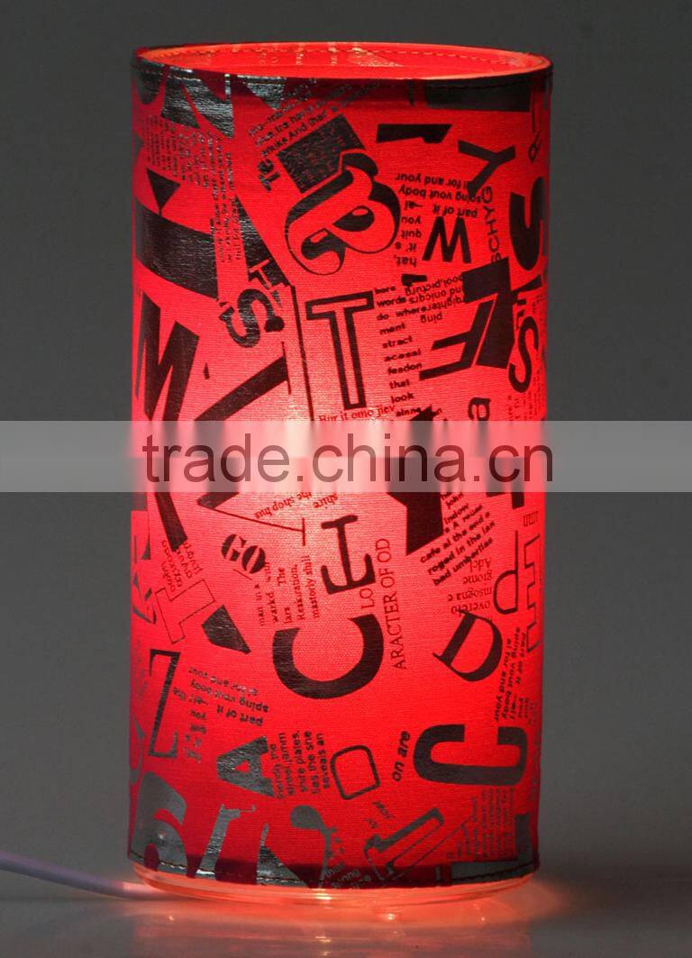 CE ROHS UL denim lamp shade fabric table light hanging fabric shades lamp