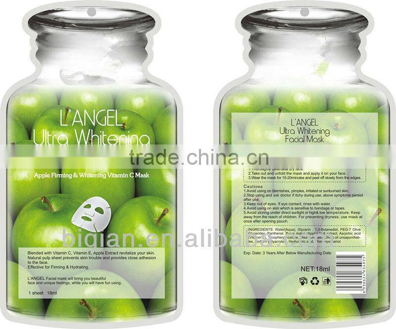 Pure Fruit Facial Mask For Whitening,Nourishing,Moisturizer,Firming,ODM/OEM Facial Mask