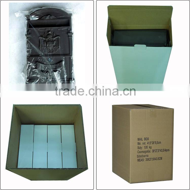 2015 Hot sale aluminum marble mailbox post box for letters european style