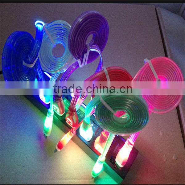 led micro usb cable for iphone led charging cable for iphone wholesale