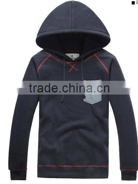OEM CUSTOM CHINA cheap man's plain fleece pullover hoodie stone washed sweatshirt