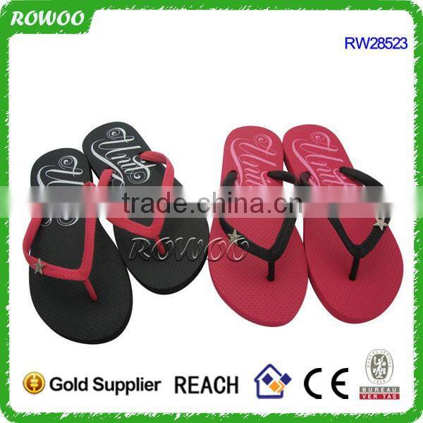 Customized logo mens sport whole sale flip flops