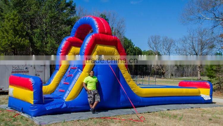 multi colored wet n dry used large water slide for children and adults