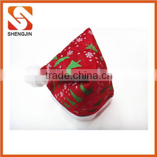 SJ-6735 Christmas decoration hat xmas gifts velvet adult santa hat