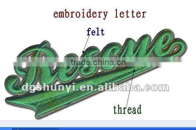 rhinestone applique letter D sticker patch