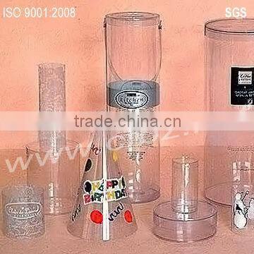 One Color Silk Screen Printing Plastic Tube for Cake Cookies