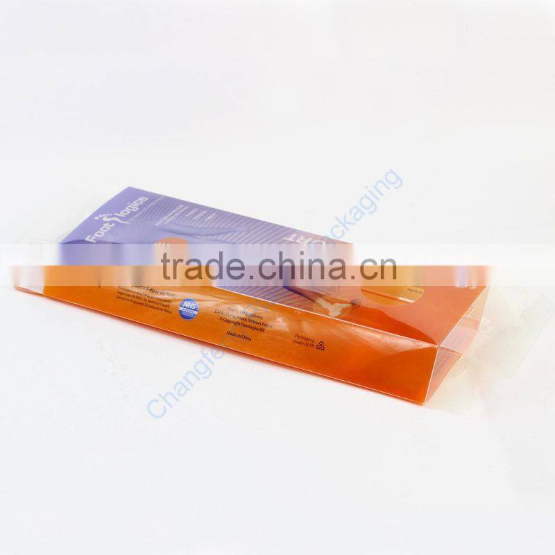 Customized Wholesale PP Plastic Rectangular Packaging Box for Insole